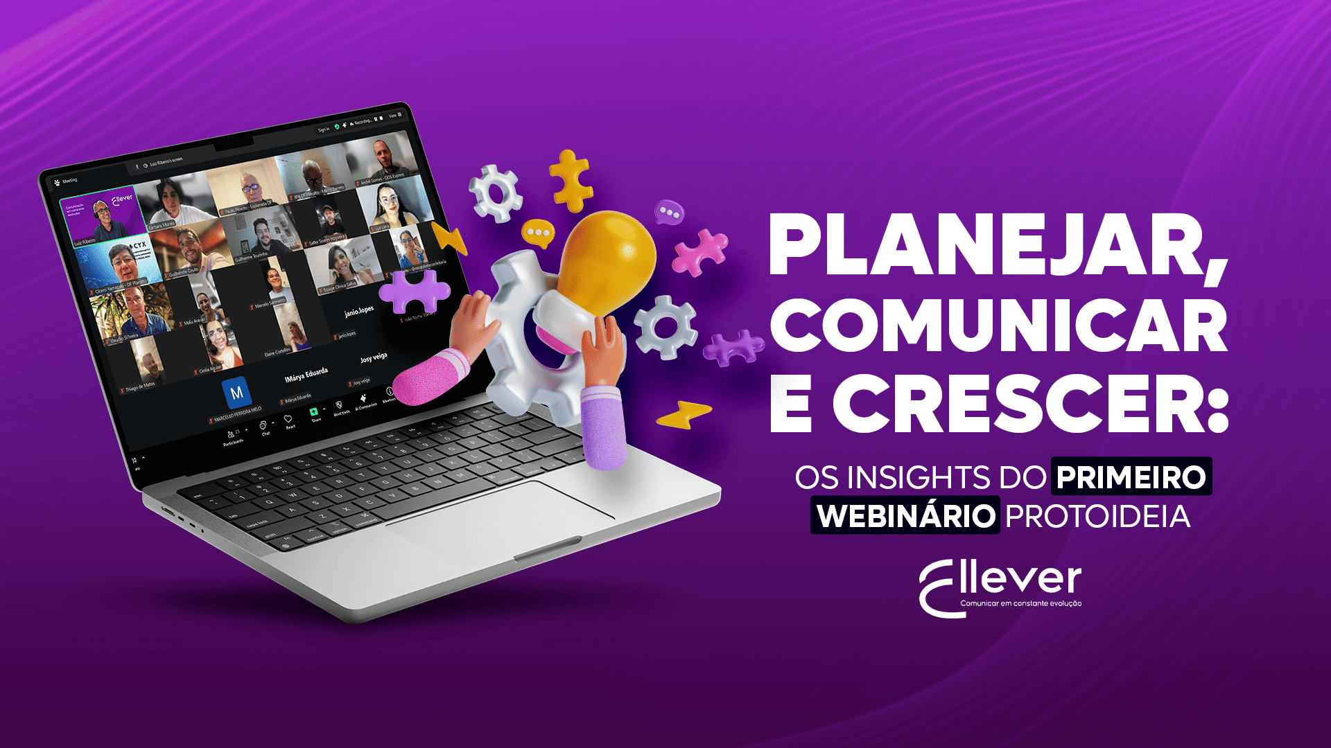 Webinário Protoideia: planejamento antes da comunicação, ferramentas práticas e uma oferta para quem quer sair do achismo
